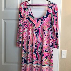 Lilly Pulitzer ALine 3/4 length sleeve dress